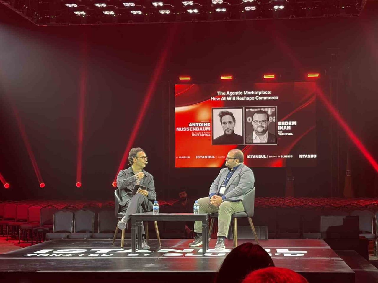 TRENDYOL GRUBU CEO'SU ERDEM İNAN, SLUSH'D İSTANBUL ETKİNLİĞİNDE DÜZENLENEN "AGENTİC PAZARYERİ:...