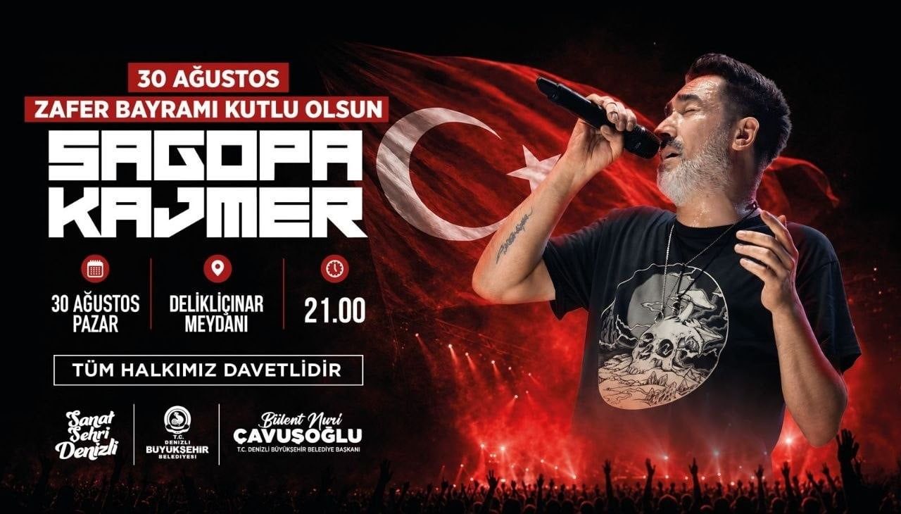 DENİZLİ BÜYÜKŞEHİR BELEDİYESİ’NİN 30 AĞUSTOS ZAFER BAYRAMI ETKİNLİKLERİ KAPSAMINDA TÜRK RAP...