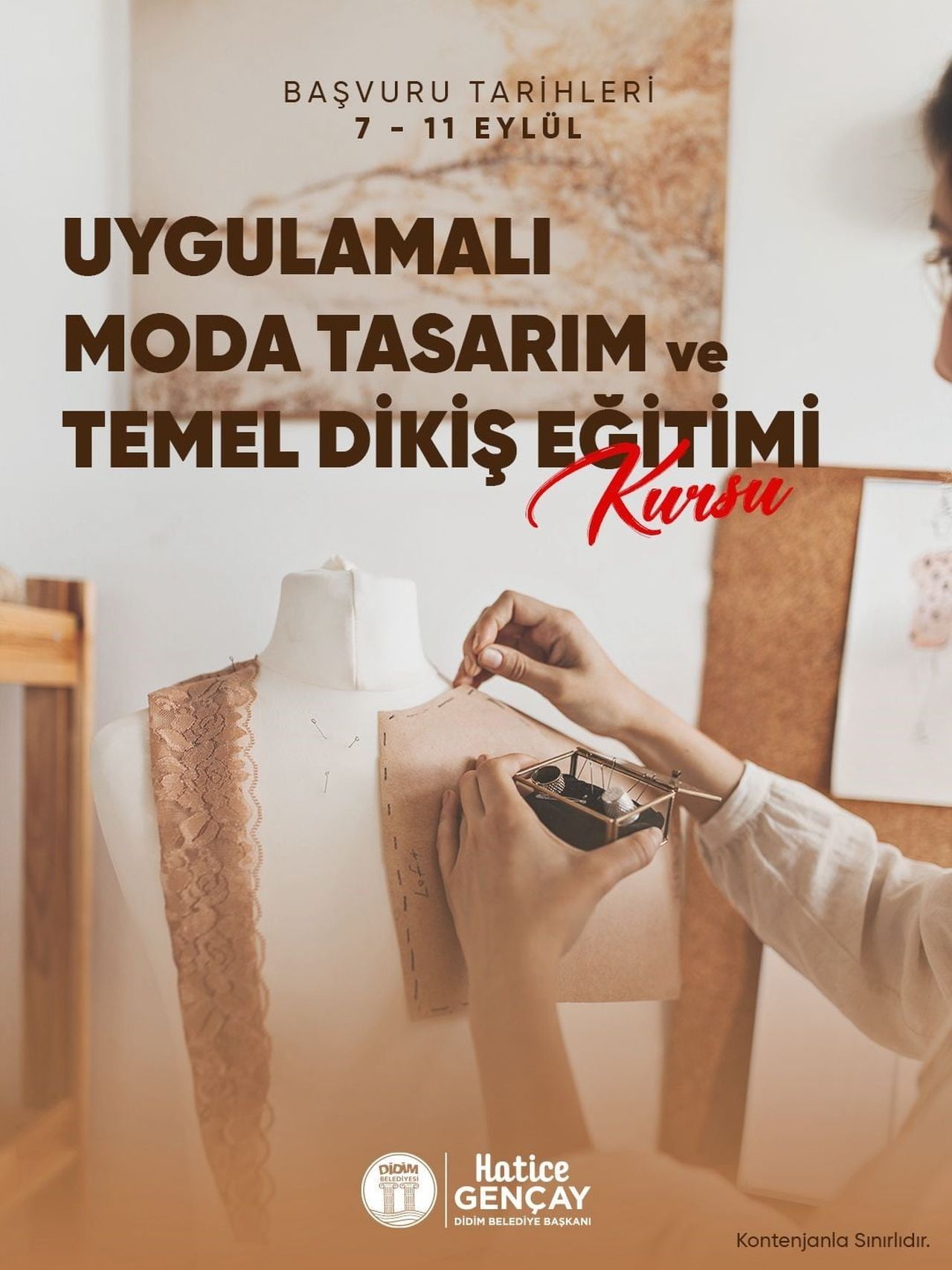 DİDİM BELEDİYESİ’NDEN KADINLARIN ÜRETİMİNE DESTEK