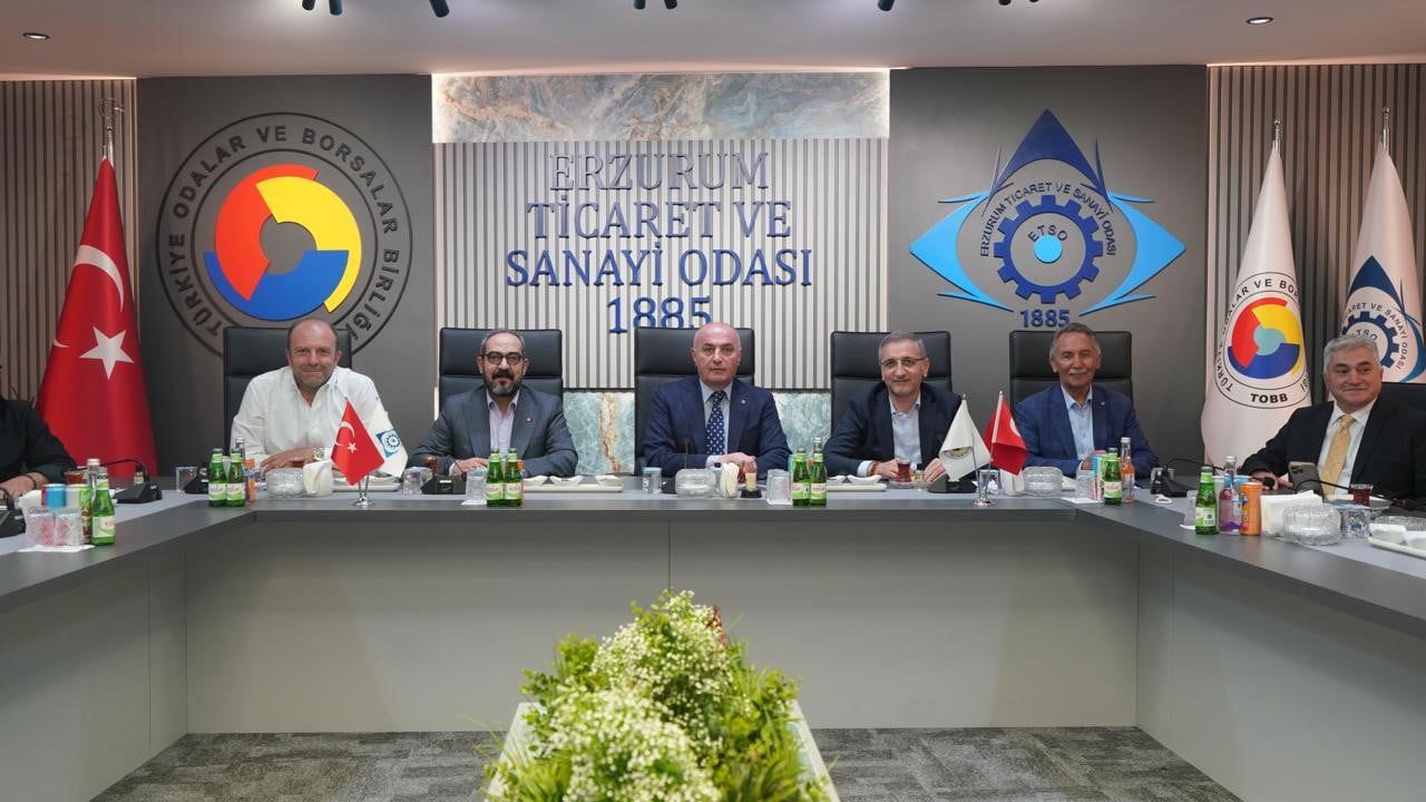 ERZURUM TİCARET VE SANAYİ ODASI (ETSO) AĞUSTOS AYI ÜÇÜNCÜ OLAĞAN YÖNETİM KURULU TOPLANTISI, TOBB...