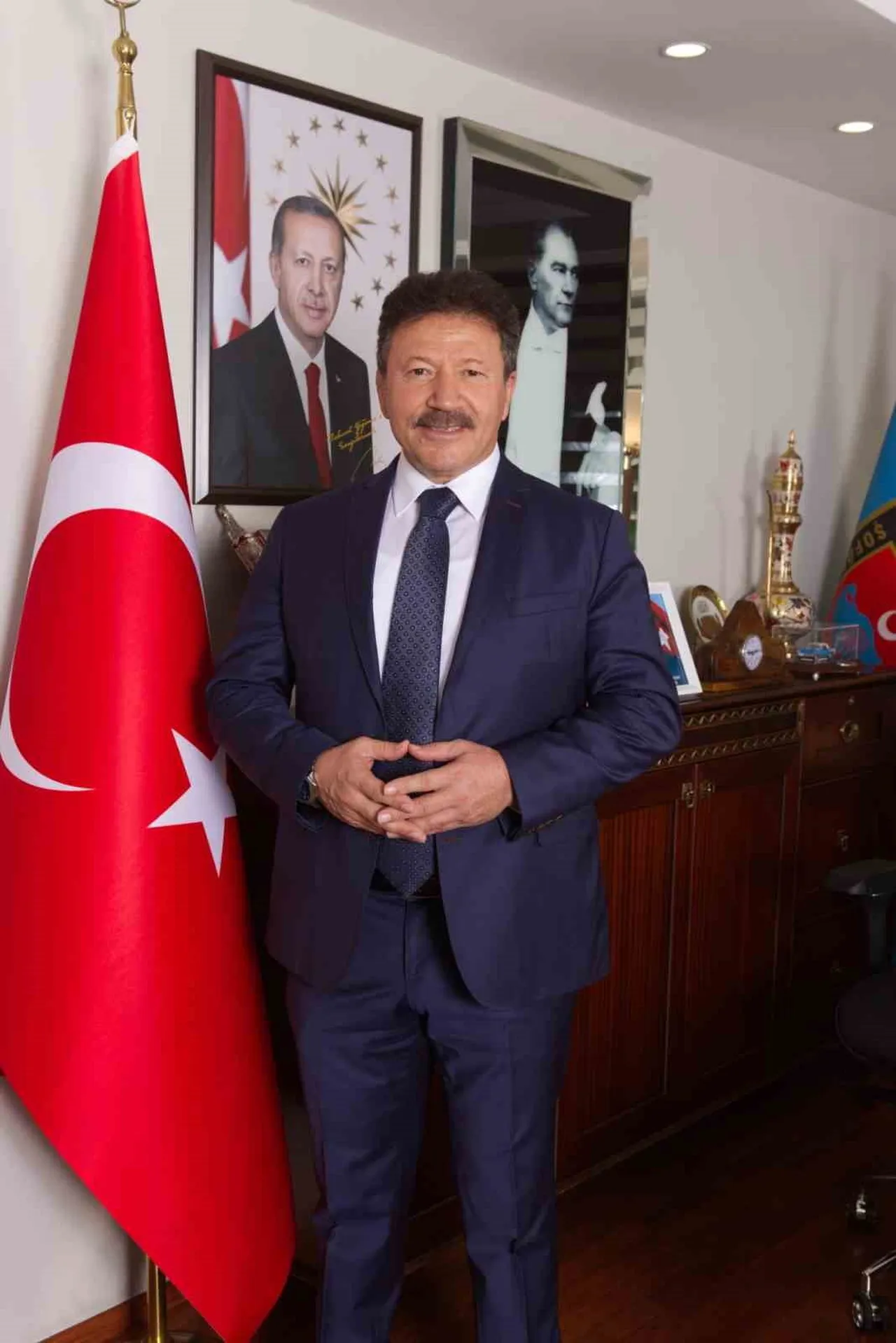 AÇIKLAMALARDA BULUNAN TÜRKİYE ESNAF VE SANATKÂRLARI KONFEDERASYONU (TESK) BAŞKAN ADAYI MEHMET...