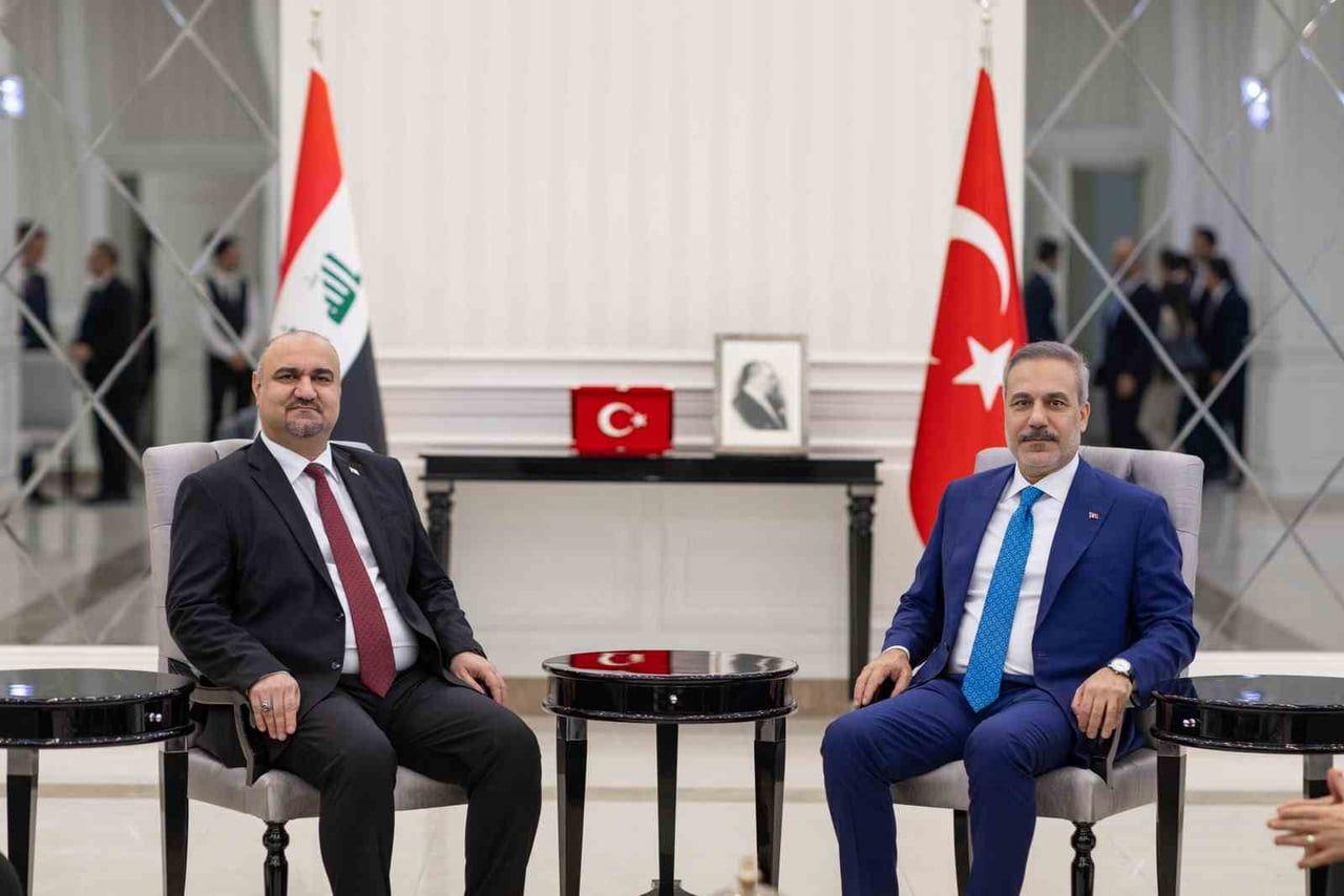DIŞİŞLERİ BAKANI HAKAN FİDAN (SAĞDA) BAĞDAT'TA İSLAM İŞBİRLİĞİ TEŞKİLATI (İİT) 52. DIŞİŞLERİ...