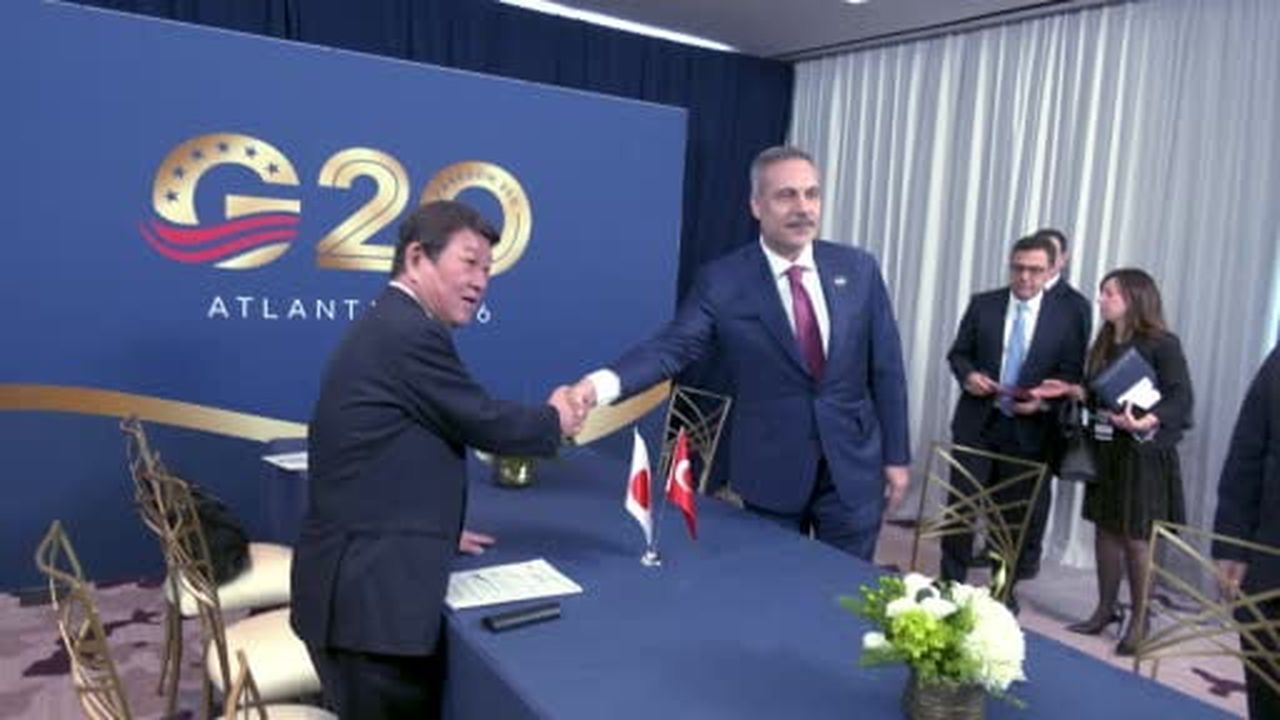 Dışişleri Bakanı Hakan Fidan, ABD'de Japonya Dışişleri Bakanı Toshimitsu Motegi ile bir araya...
