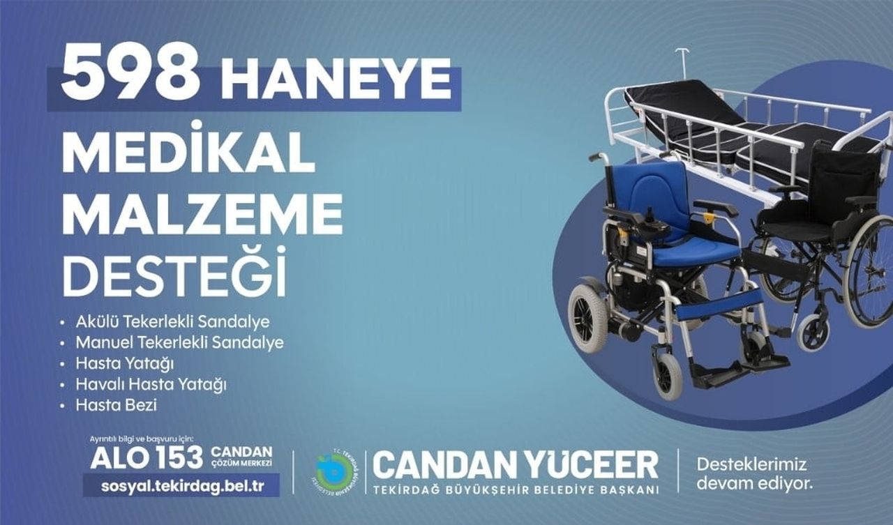 TEKİRDAĞ BÜYÜKŞEHİR BELEDİYESİ, SOSYAL BELEDİYECİLİK ÇALIŞMALARI KAPSAMINDA İHTİYAÇ SAHİBİ...