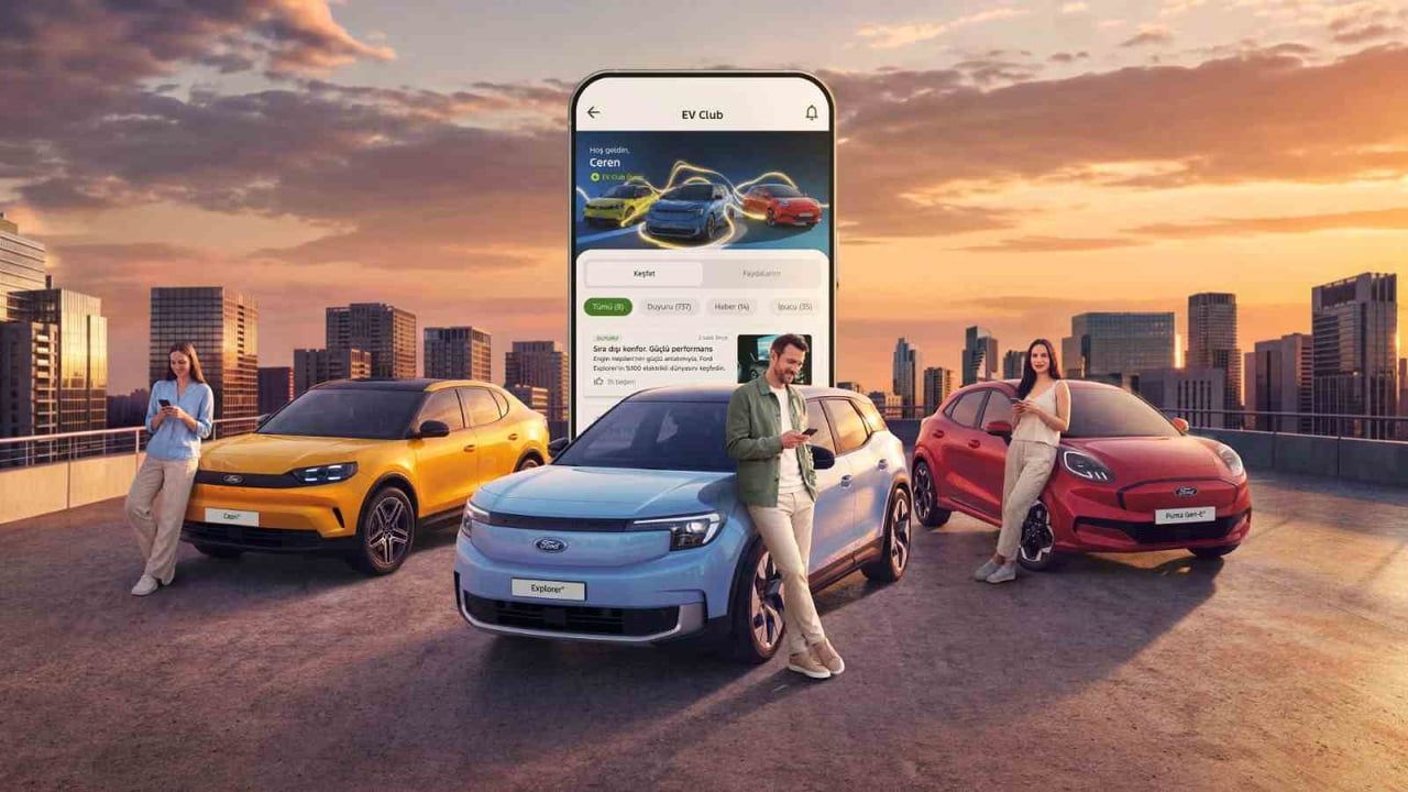 FORD TÜRKİYE, BİNEK VE TİCARİ ELEKTRİKLİ ARAÇ KULLANICILARI İÇİN ŞARJ VE OTOPARK GİBİ HİZMETLERDE...