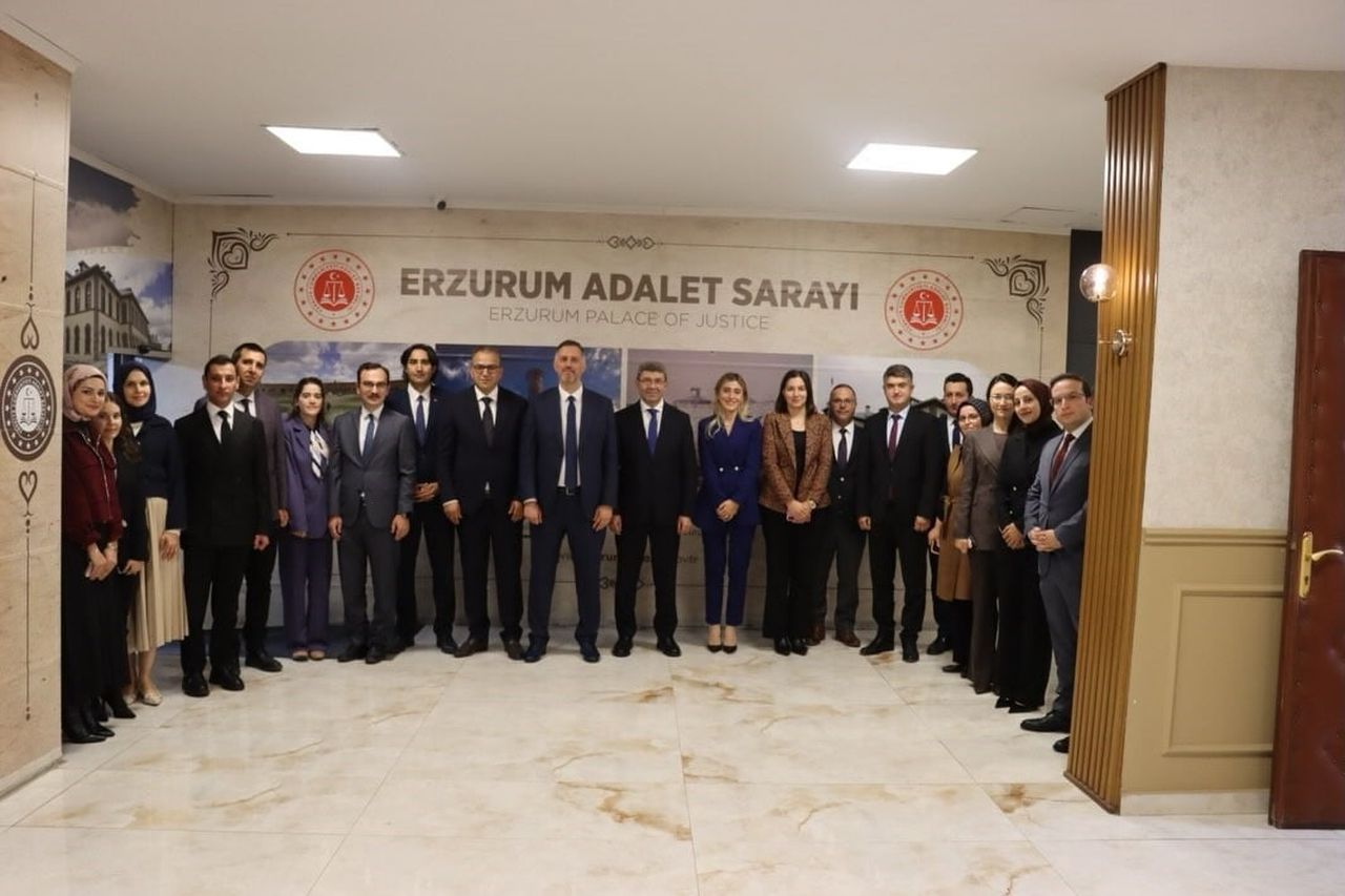 HÂKİMLER VE SAVCILAR KURULU (HSK) HEYETİ, ERZURUM’DAKİ İLK DERECE ADLİYELERİ, BÖLGE ADLİYE...