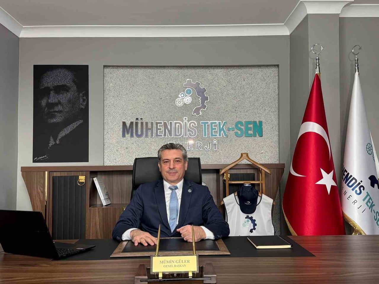 MÜHENDİS TEK-SEN ENERJİ GENEL BAŞKANI MÜMİN GÜLER