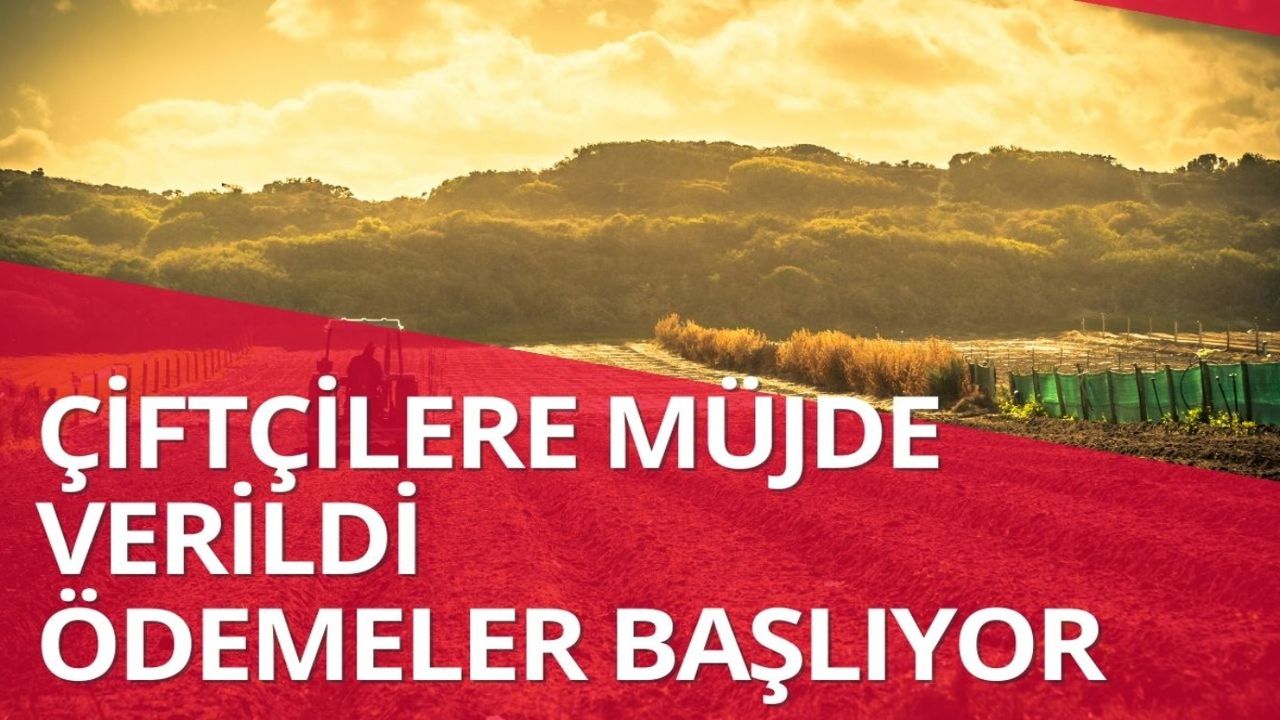 Çiftçilerin beklediği tarımsal destek ödemeleri yarın başlıyor! İşte ödeme saatleri 