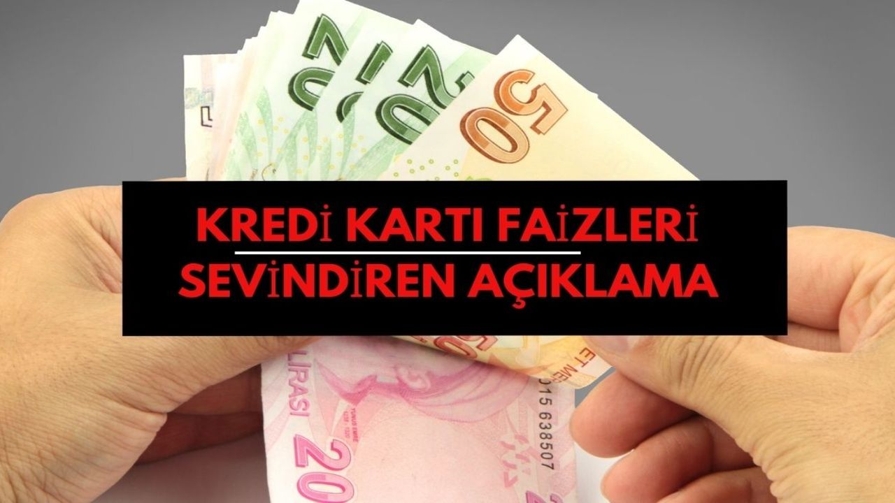 Merkez Bankası faiz açıklaması sonrasında kredi kartı faiz oranları için karar verildi