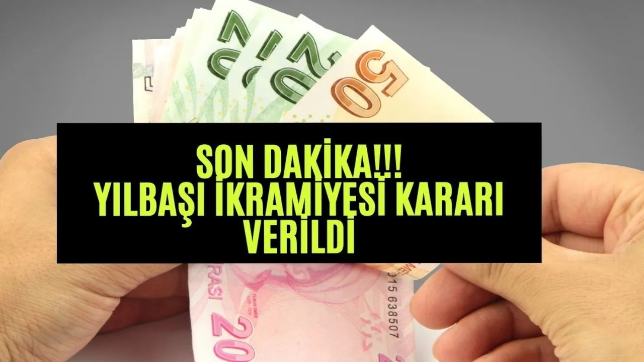 Saat 17.00'de ikramiye müjdesi verildi! Yeni yılda 50.000 TL ödenecek