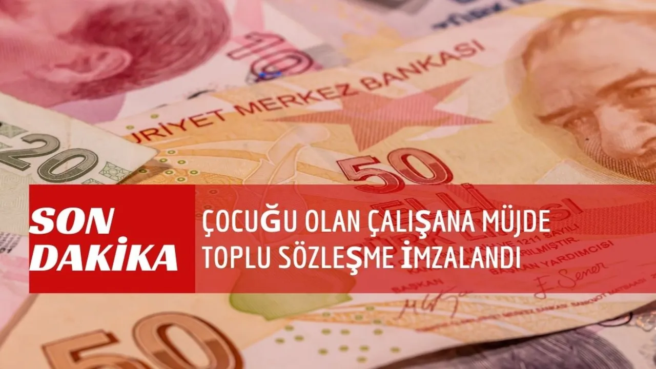 2 çocuk sahibi çalışana Şubat'ta 33 bin 700 lira maaş verilecek! Toplu Sözleşmenin altı çizildi