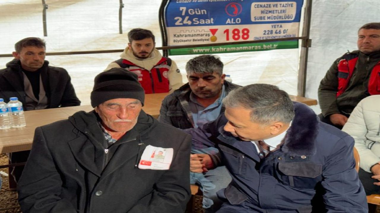 Bakan Ali Yerlikaya'dan şehit ailesine taziye ziyareti