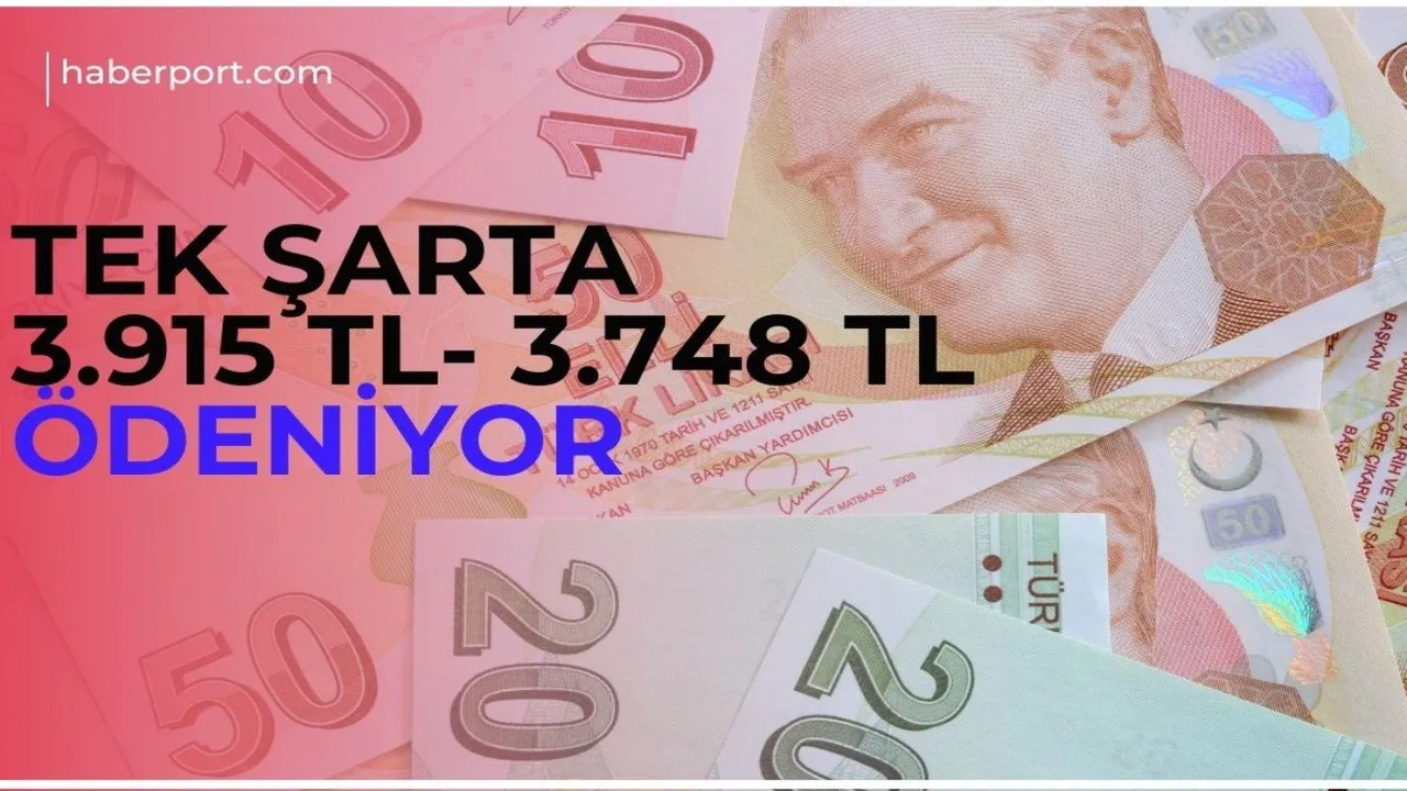 Bankalar da aylık maaş ödemesi yapıyor! Tek şarta 3.915 TL- 3.748 TL ödüyor