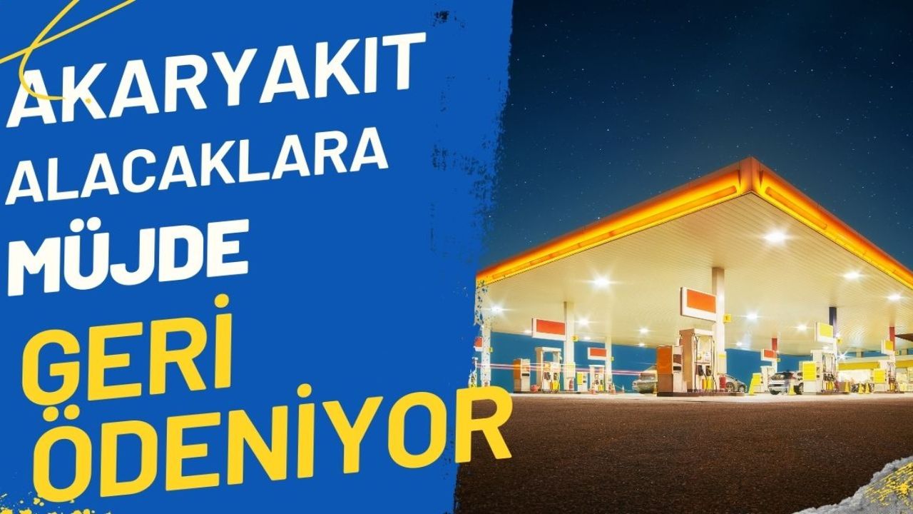 Benzin ve motorin almak isteyenlere müjde! 175 TL geri ödenecek