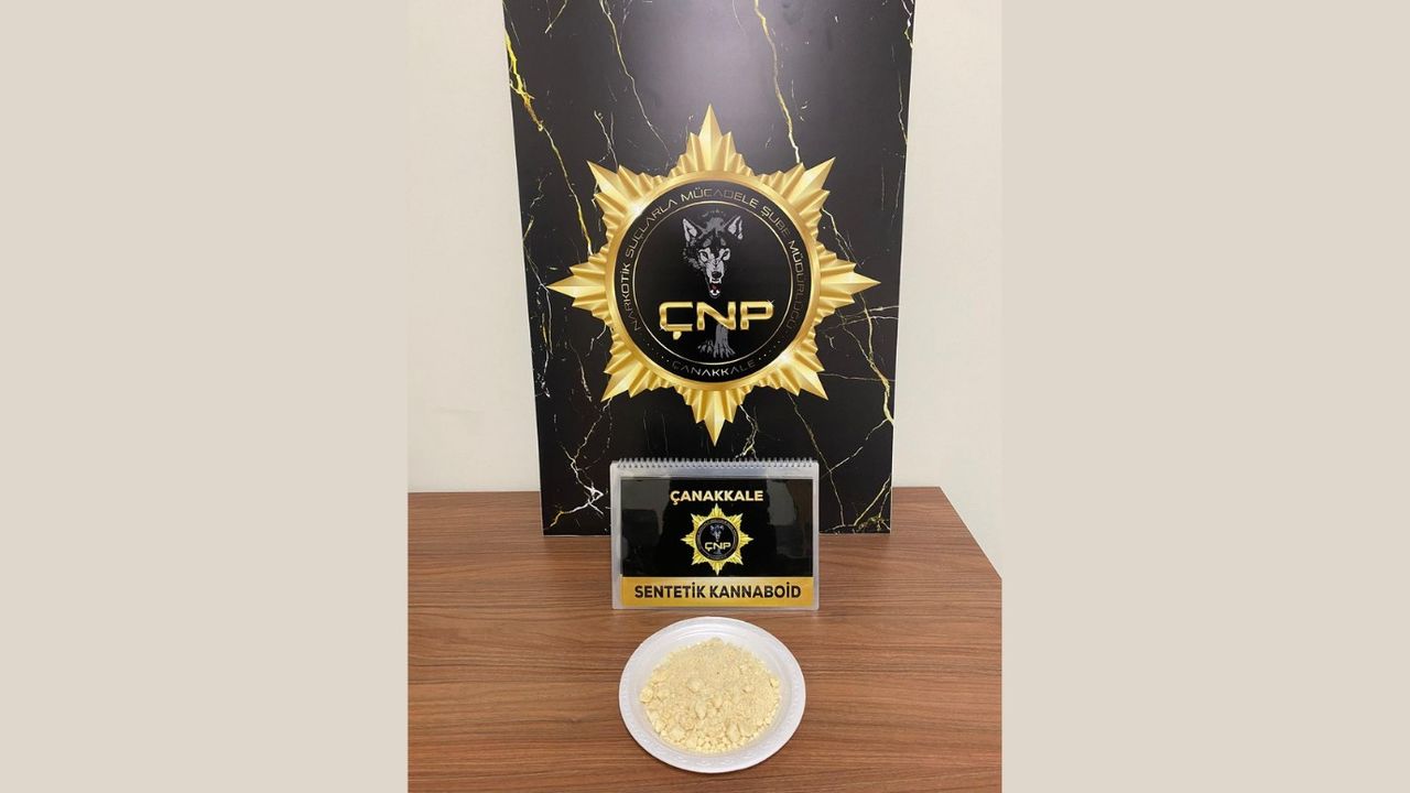 Çanakkale'de uyuşturucu operasyonu: Uyuşturucu ticareti yapan 2 şüpheli yakalandı