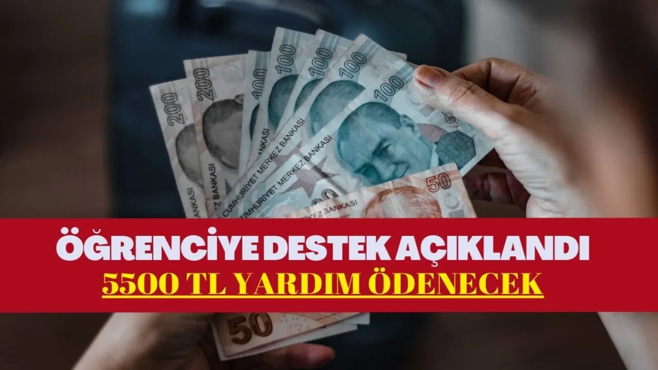 Devlet okulunda okuyan öğrenciye destek kapısı! 5500 TL ay sonunda verilecek!