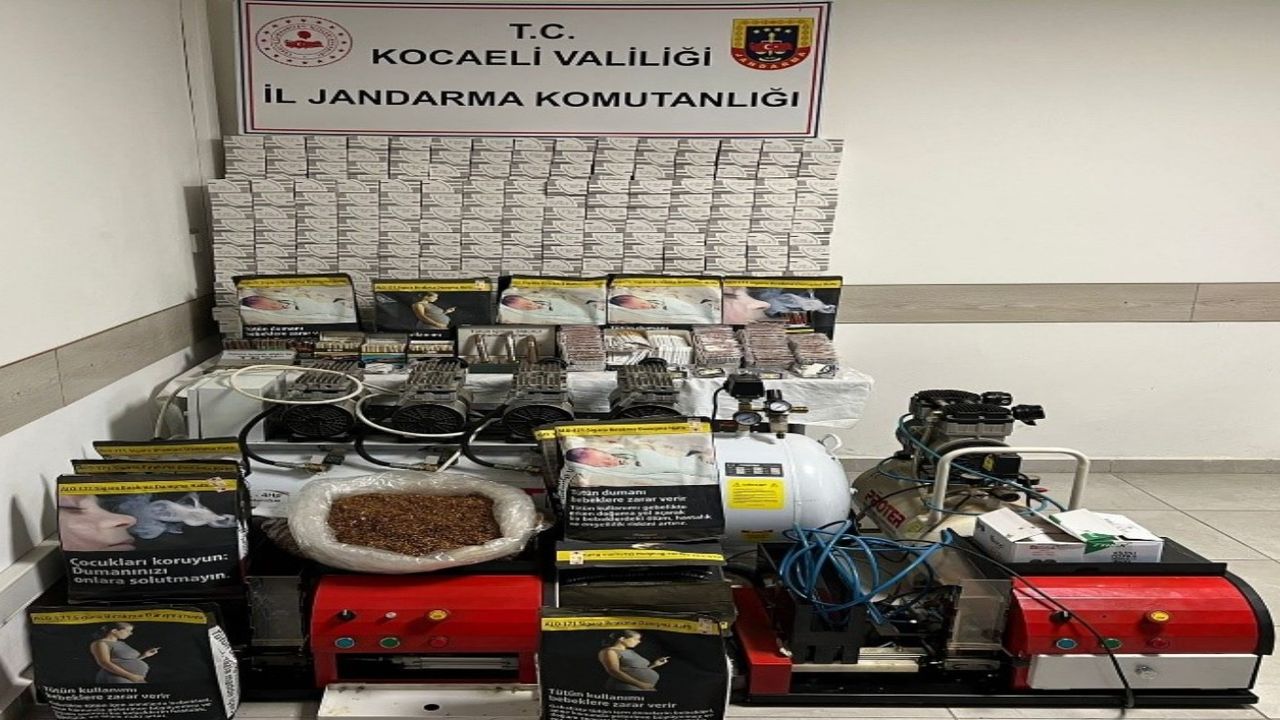 Kocaeli'de 93 bin 924 makaron yakalandı