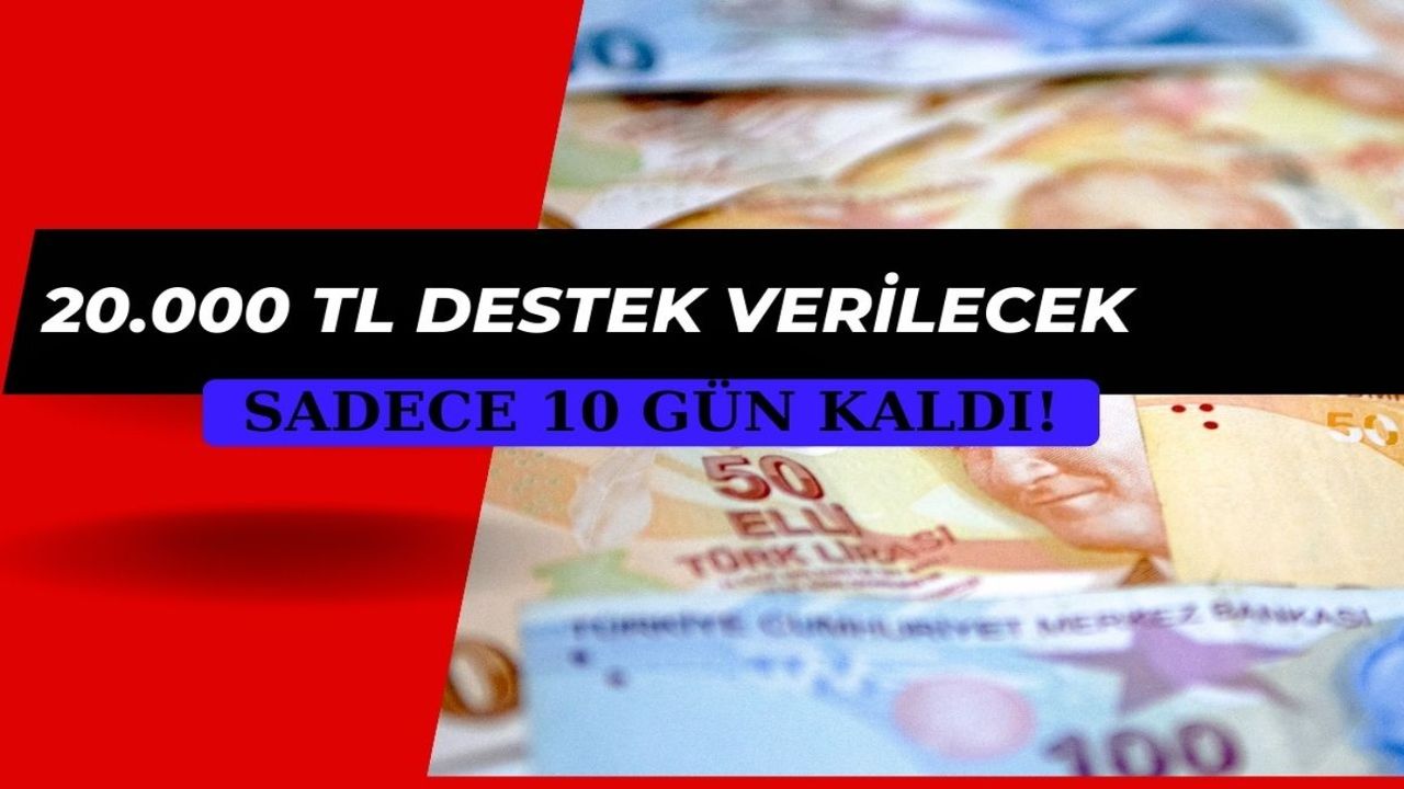 Müjdeyi kaçıranlara son duyuru! 10 gün kaldı Başvurmayan 20.000 TL'yi kaçırır 