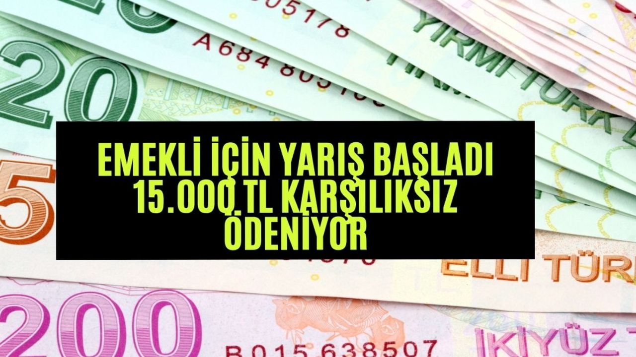 O iki banka emekliye 15.000 TL verecek! Rekabet iyice kızıştı