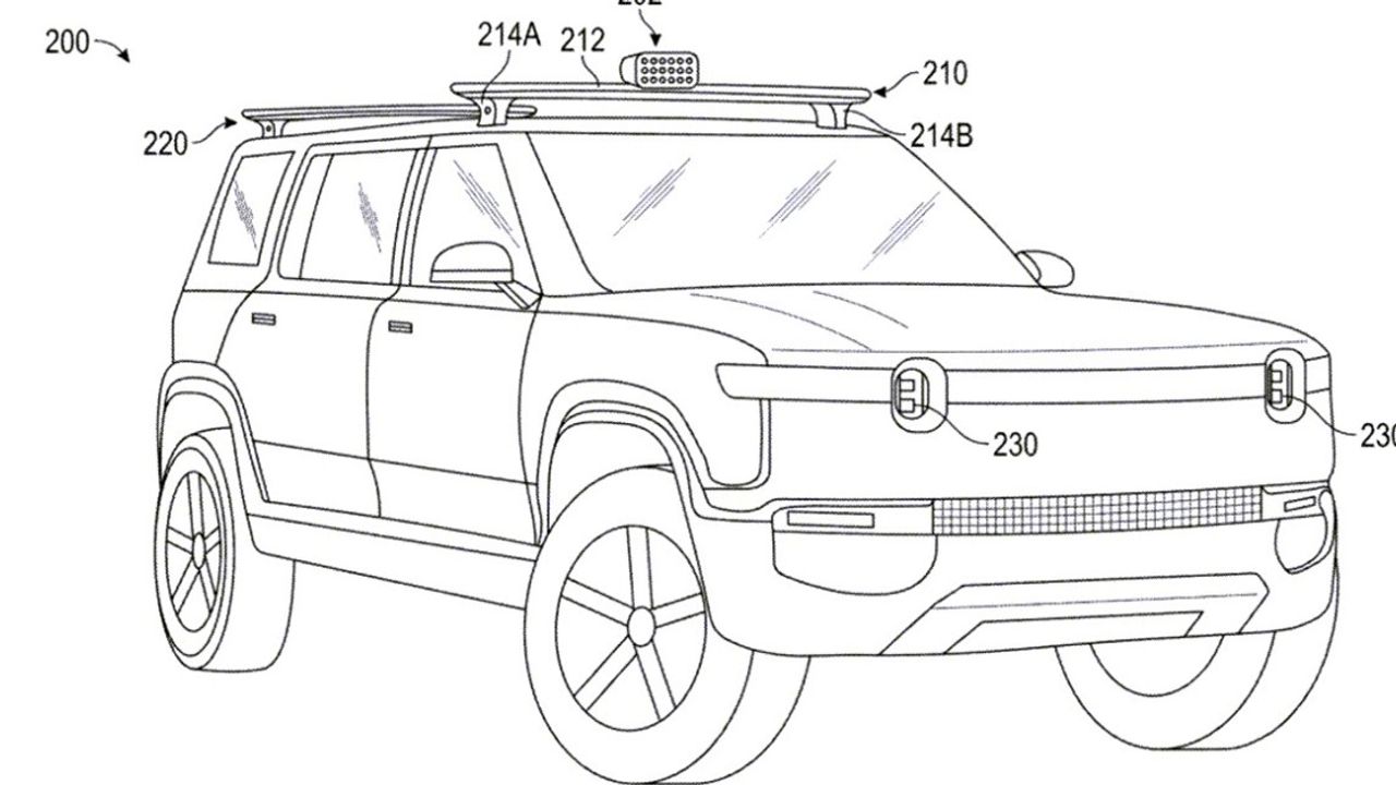 Sır gibi saklanıyordu! Patent başvurusunda ortaya çıktı: Rivian R2 elektrikli SUV'ye ilk bakış