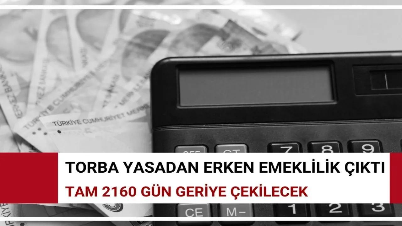 Torba Yasa'dan 2160 gün erken emeklilik hakkı çıktı! Aylık 3 bin 614 lira da destek sağlanacak