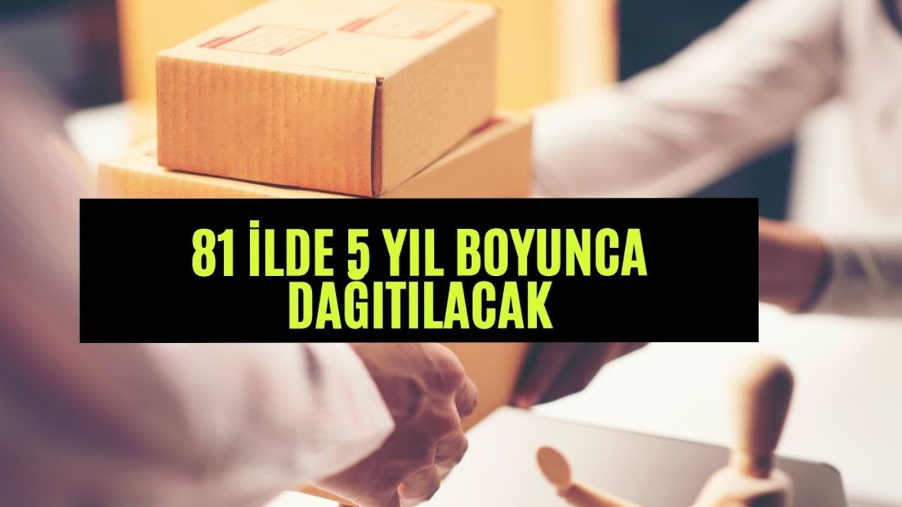 Yeni yılda ihtiyaç sahiplerine gıda yardımı başladı! VGM koli koli dağıtıyor