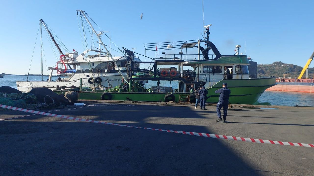 Zonguldak'da balıkçıların ağına bu kez balık değil mayın takıldı