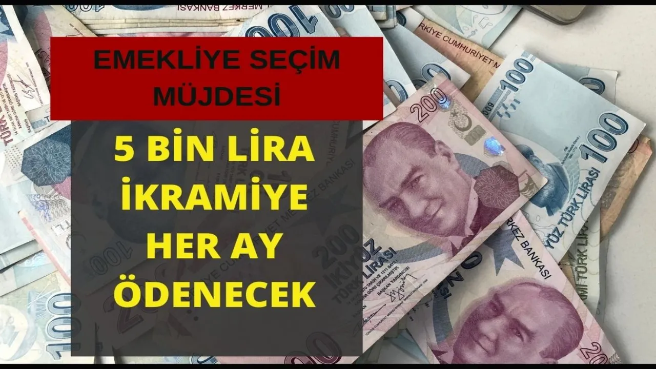 31 Mart'tan sonra emekliye yeni destek! Her ay 5 bin lira ikramiye ödenecek