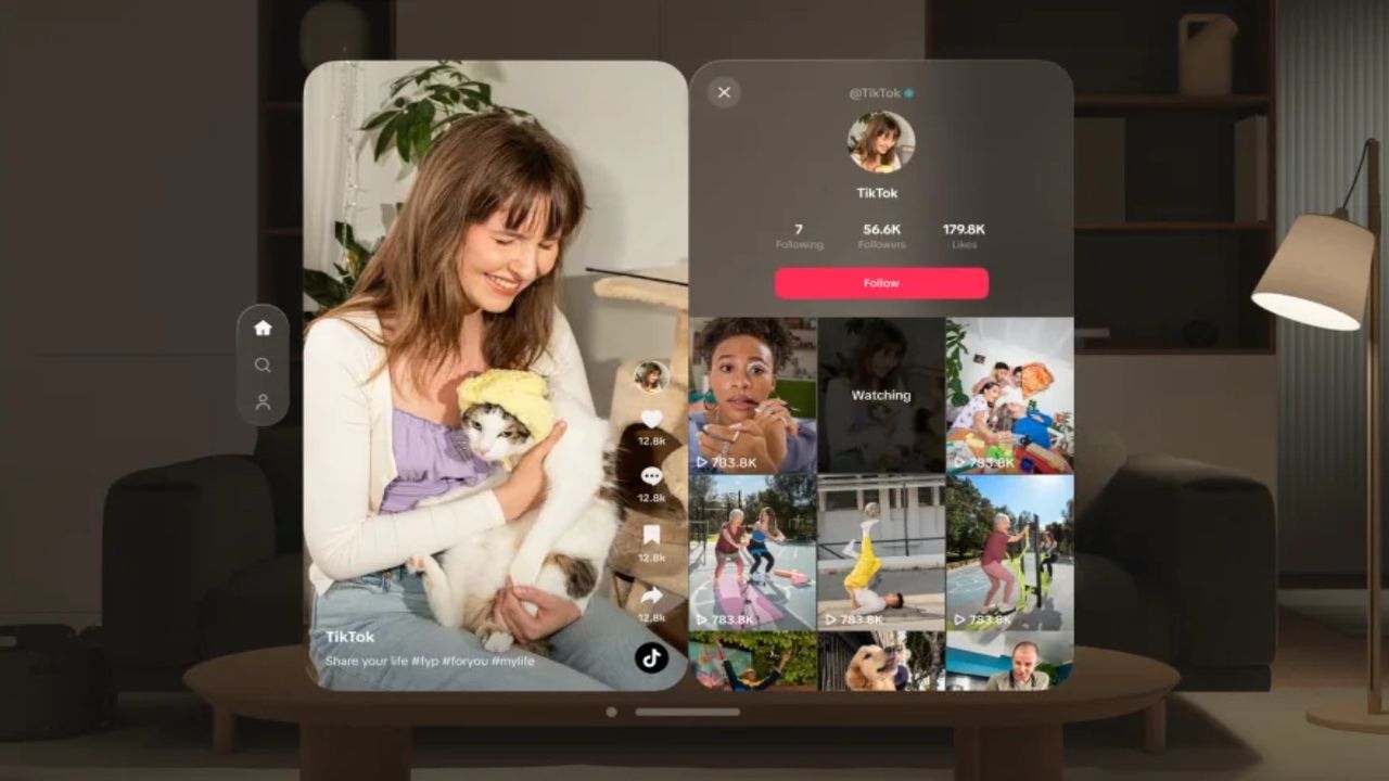 Apple Vision Pro’ya TikTok uygulaması geliyor! 