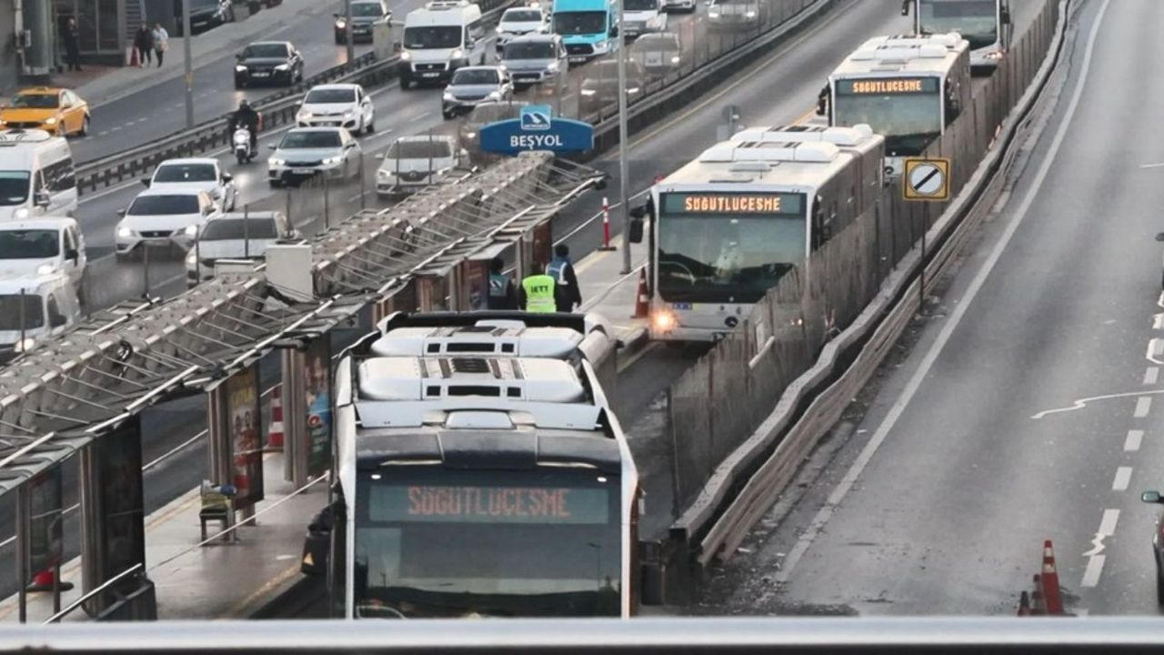 Beşyol metrobüs durağında yenileme çalışması: 45 gün boyunca kapalı kalacak