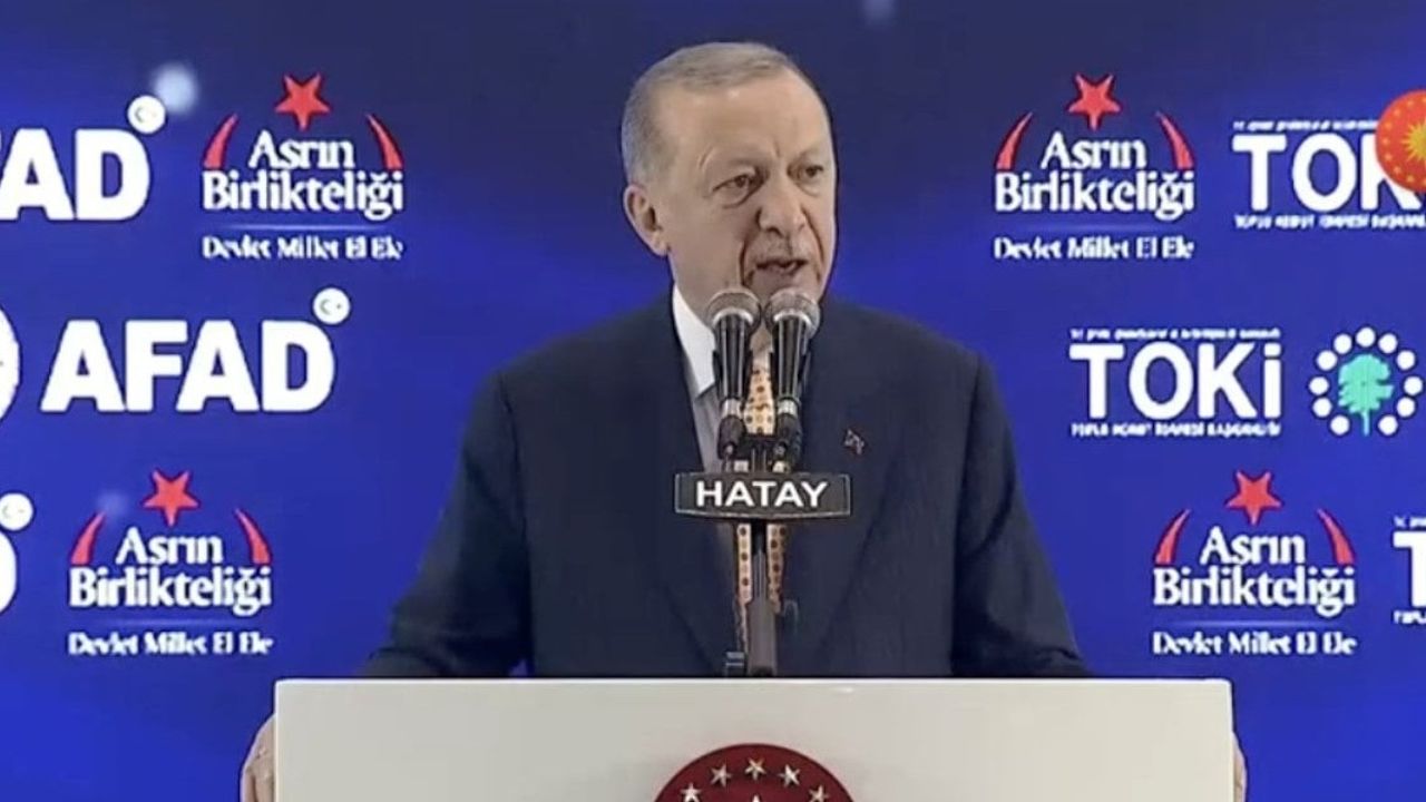 Cumhurbaşkanı Erdoğan Hatay'da müjdeyi verdi: Yıl sonuna kadar 200 bin evi teslim edeceğiz