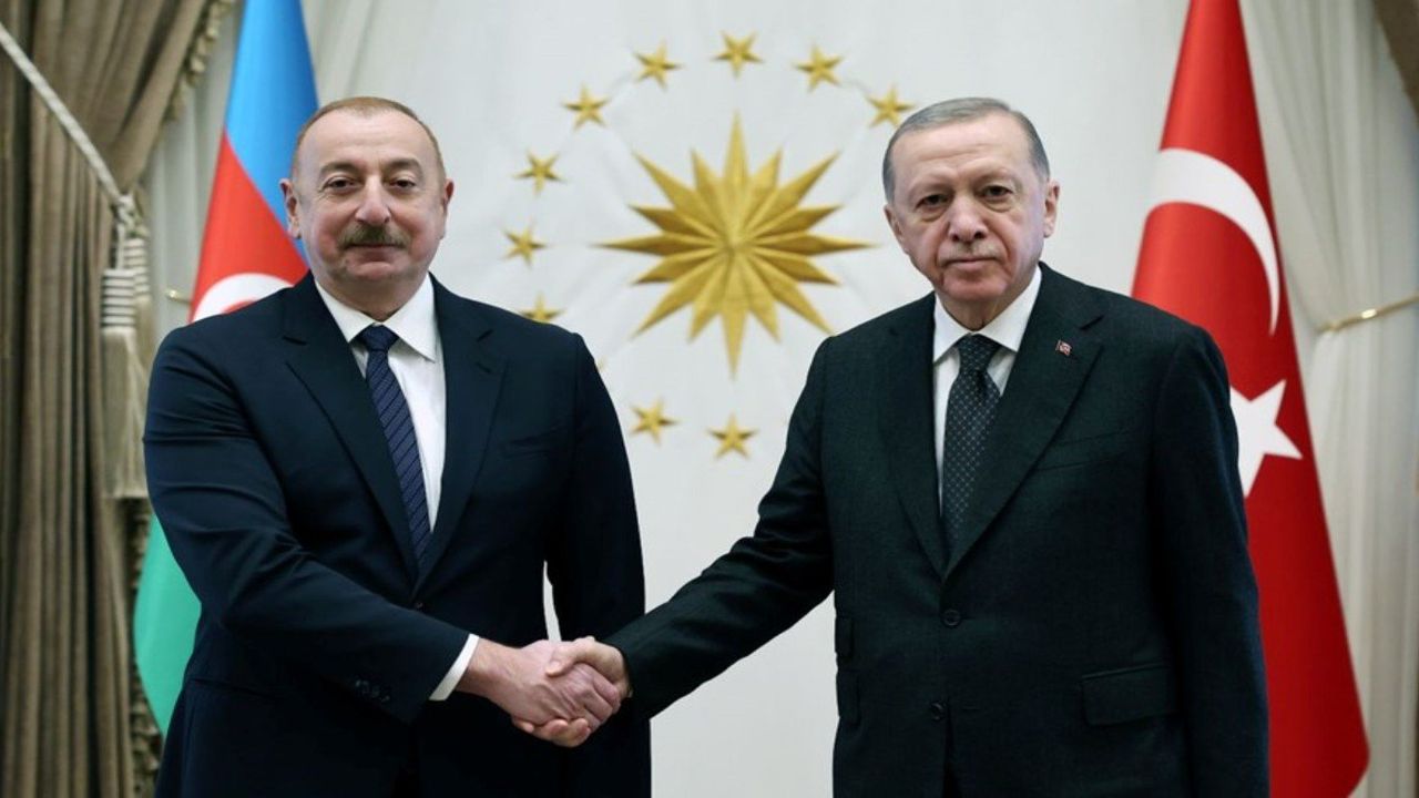 Cumhurbaşkanı Erdoğan ile Azerbaycan Cumhurbaşkanı Aliyev'den ortak basın toplantısı