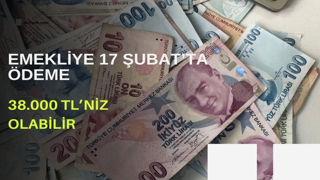 Emekliye Şubat 17'de 36.000 TL ek ödeme! Bir kısmı karşılıksız olarak veriliyor