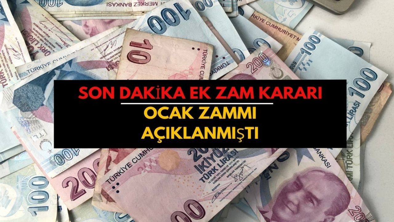 Ocak zammı açıklanmıştı! Asgari ücreti rekora koşturacak ek zam kararı verildi