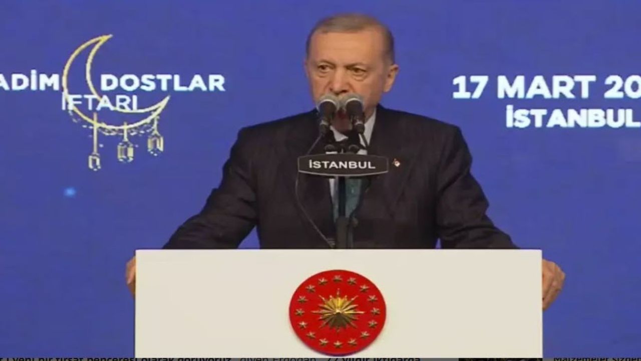 Cumhurbaşkanı Erdoğan iftar programında konuştu: "31 Mart yeni bir fırsat penceresi olacak"