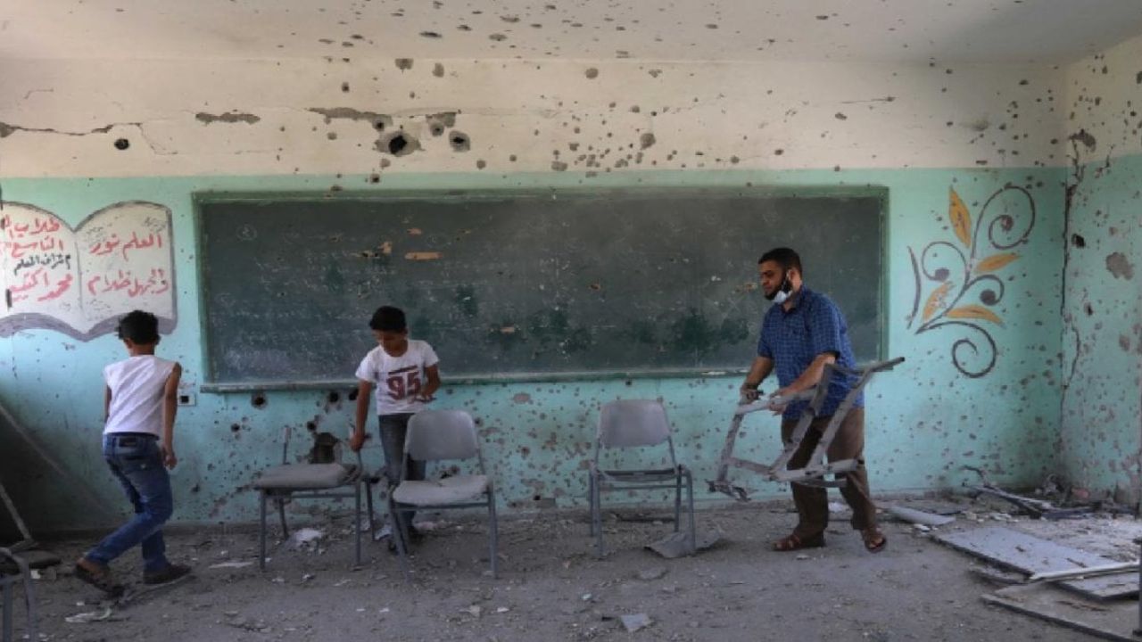İsrail’in Gazze’ye yönelik hava saldırıları devam ediyor: Filistin'de 212 okul vuruldu 6 aydır eğitim yok