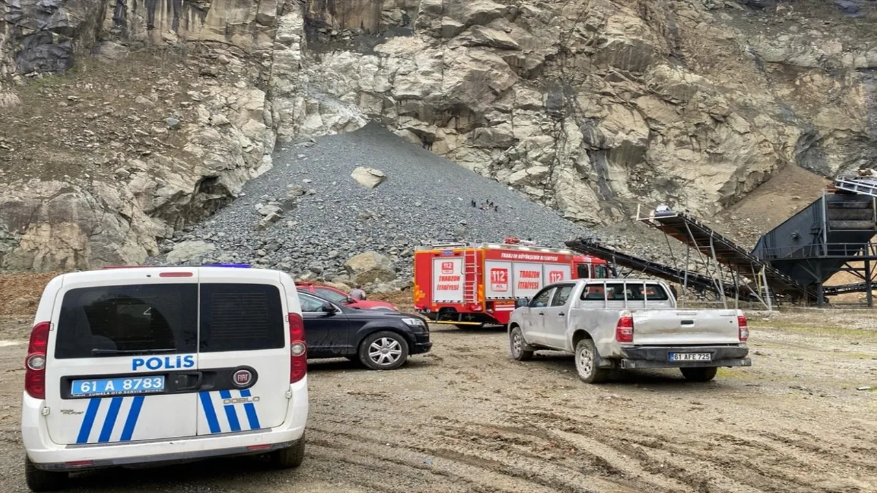 Trabzon’da taş ocağından ölüm haberi: Bir işçi kayalıklardan düşerek hayatını kaybetti