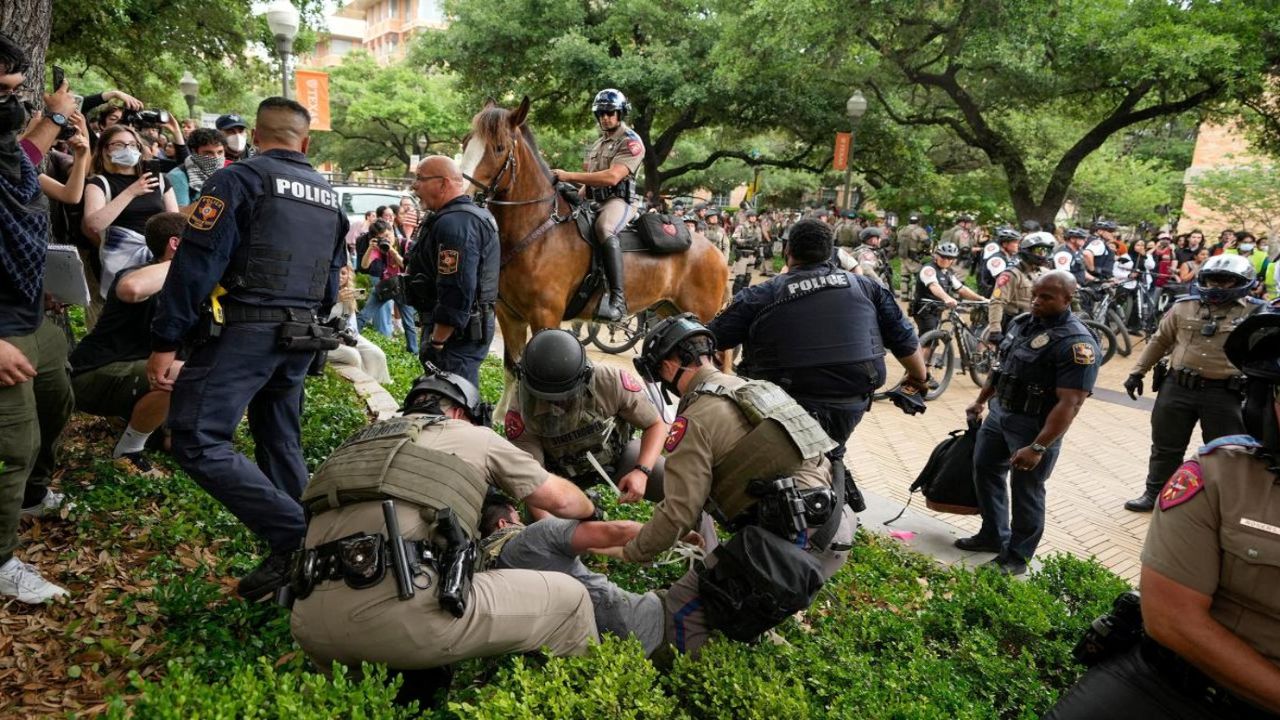 ABD’deki üniversitelerde İsrail karşıtı protestolar büyüyor: Texas Üniversitesi’nden 34 kişiye gözaltı