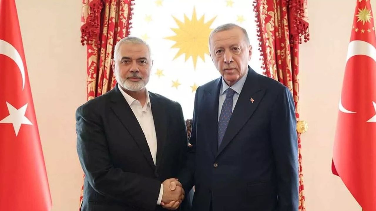 Erdoğan ve Haniyye'den Gazze için kritik görüşme