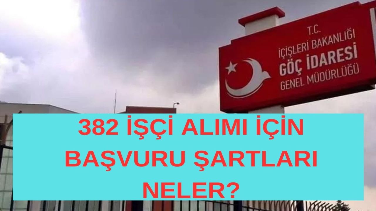İstanbul'da iş arayanlara müjde! Göç İdaresi Başkanlığı 382 işçi alımı yapacak