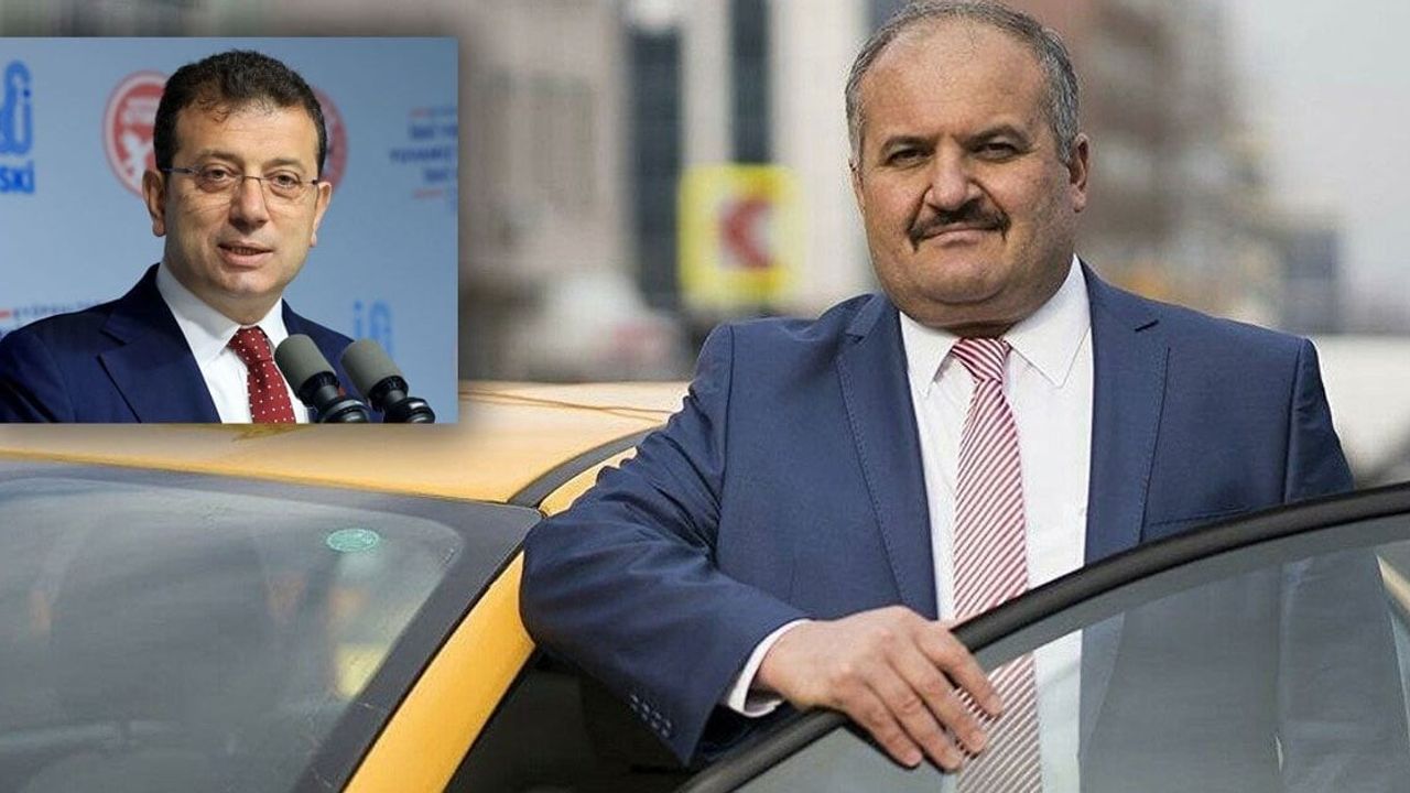 Taksiciler Esnaf Odası Başkanı Eyüp Aksu, Ekrem İmamoğlu'nu tebrik etti
