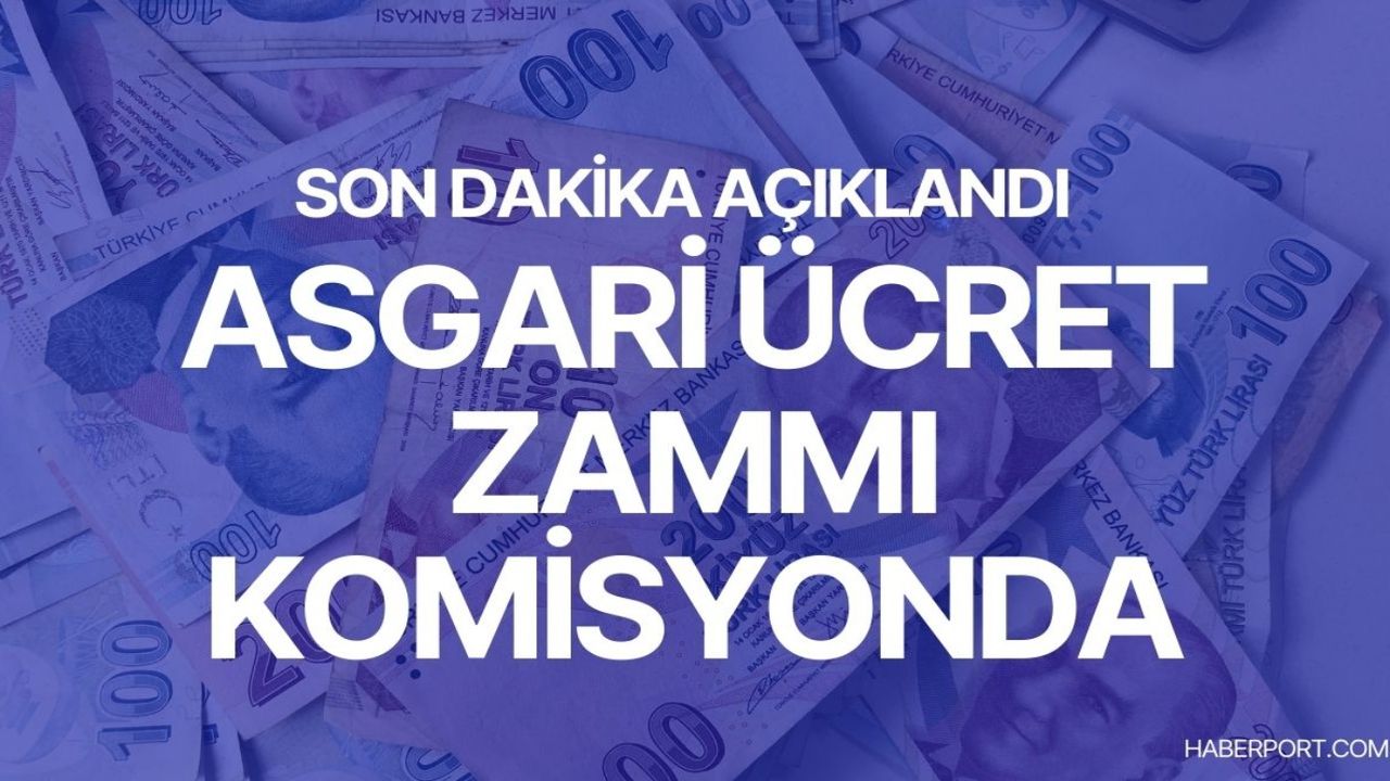 Asgari ücret zam kararı hükümetten çıktı! Tespit Komisyonu bir araya gelecek