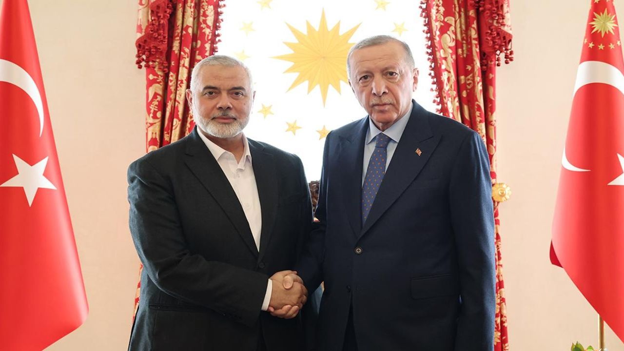 Cumhurbaşkanı Erdoğan, Gazze’deki çatışmaların sona ermesi için İsmail Heniyye ile görüştü