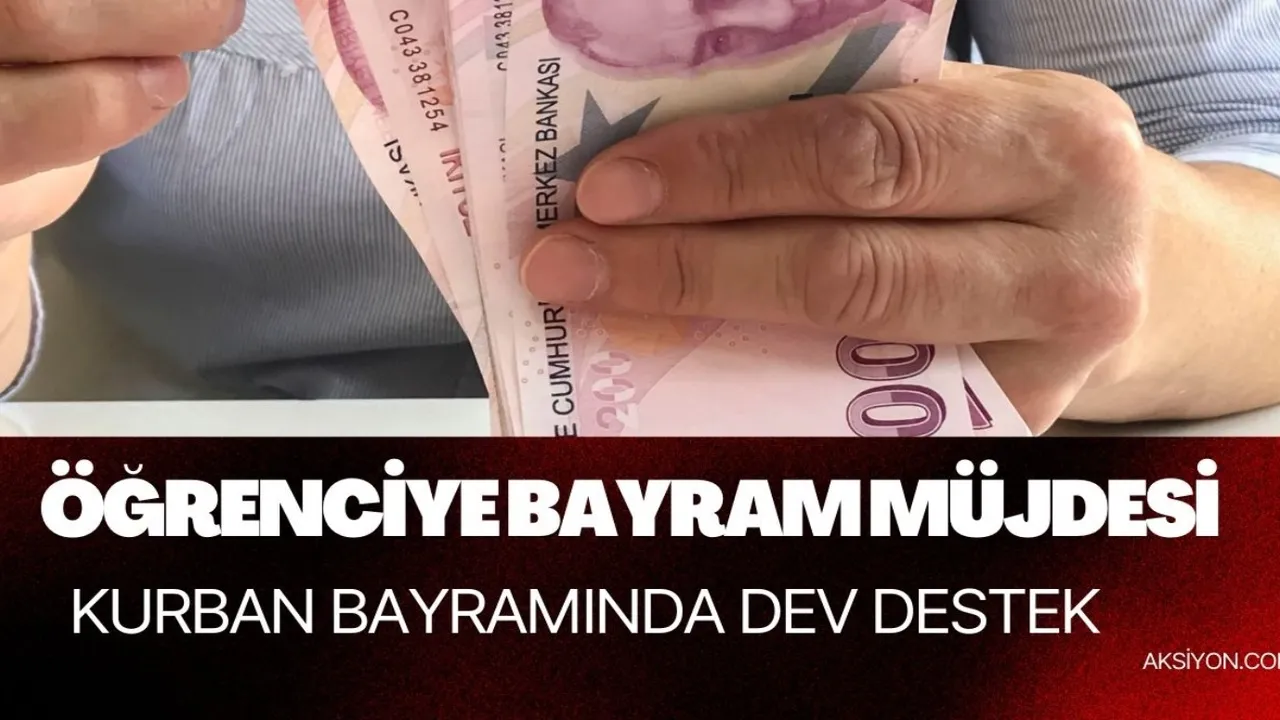 Devletten öğrenciye Kurban Bayramı müjdesi! O gün gidene 5 bin lira verilecek