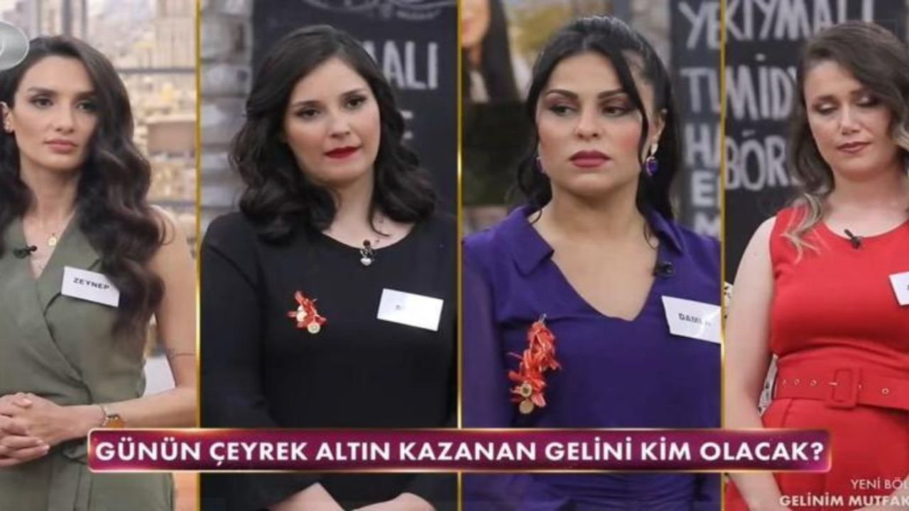 Gelinim Mutfakta'da 22 Mayıs 2024 Çarşamba Zeynep günün birincisi ve çeyrek altını sahibi oldu