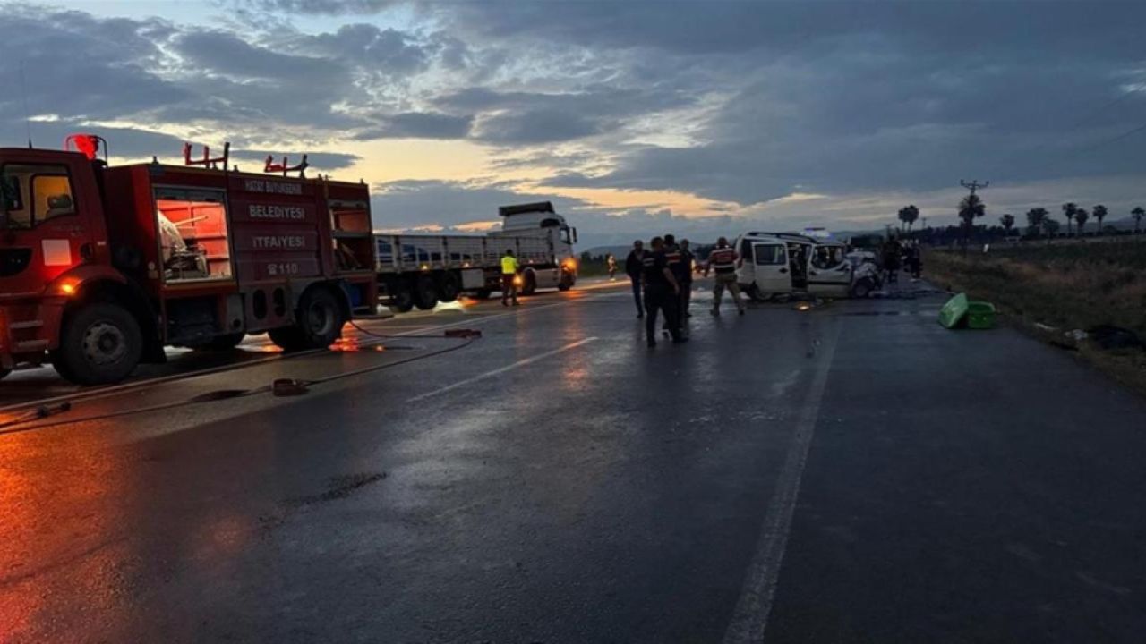 Hatay'da korkunç kaza: 5 kişi hayatını kaybetti! Ölenlerin isimleri belli oldu