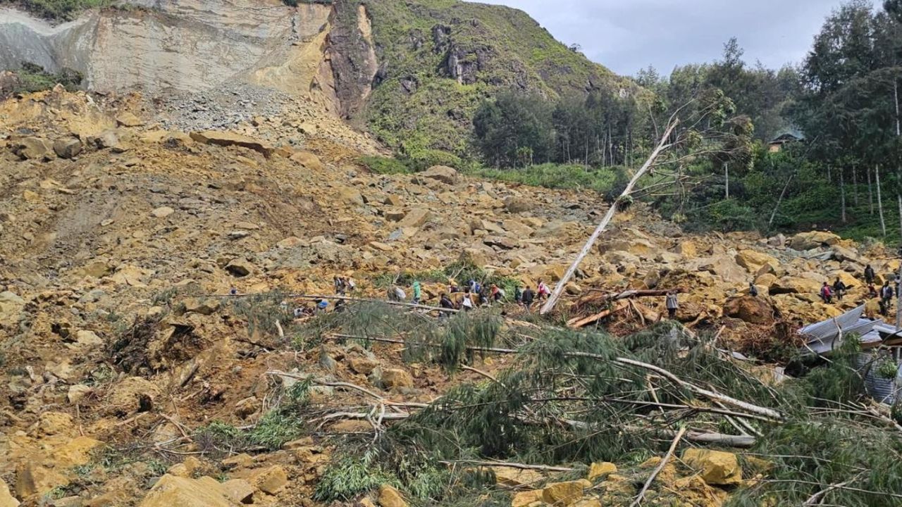 Papua Yeni Gine'de heyelan dehşeti: 670 kişi yaşamını aybetti! Arama kurtarma çalışmaları Devam ediyor