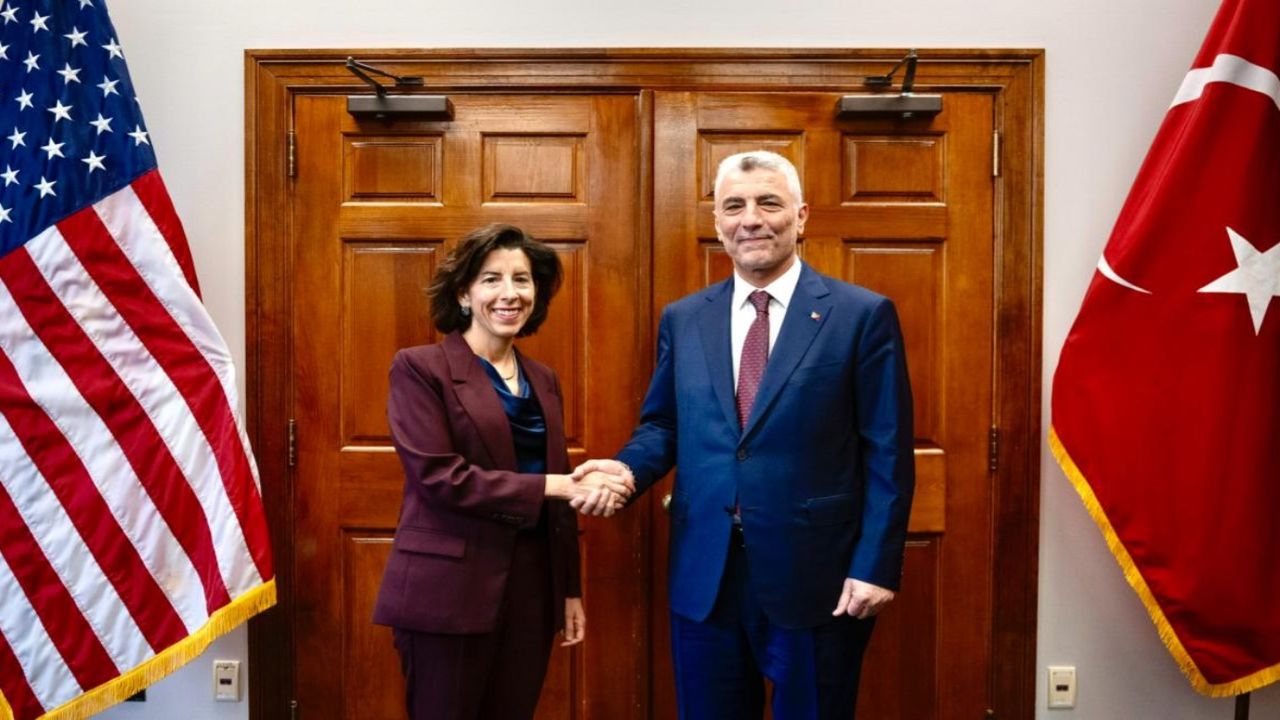 Ticaret Bakanı Ömer Bolat, ABD Ticaret Bakanı Gina Raimondo ile verimli bir görüşme gerçekleştirdi