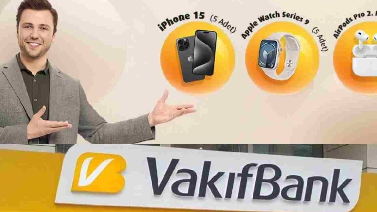 Vakıfbank daha önce yapılmayanı yaptı! Listede ismi olana iphone 15 verecek