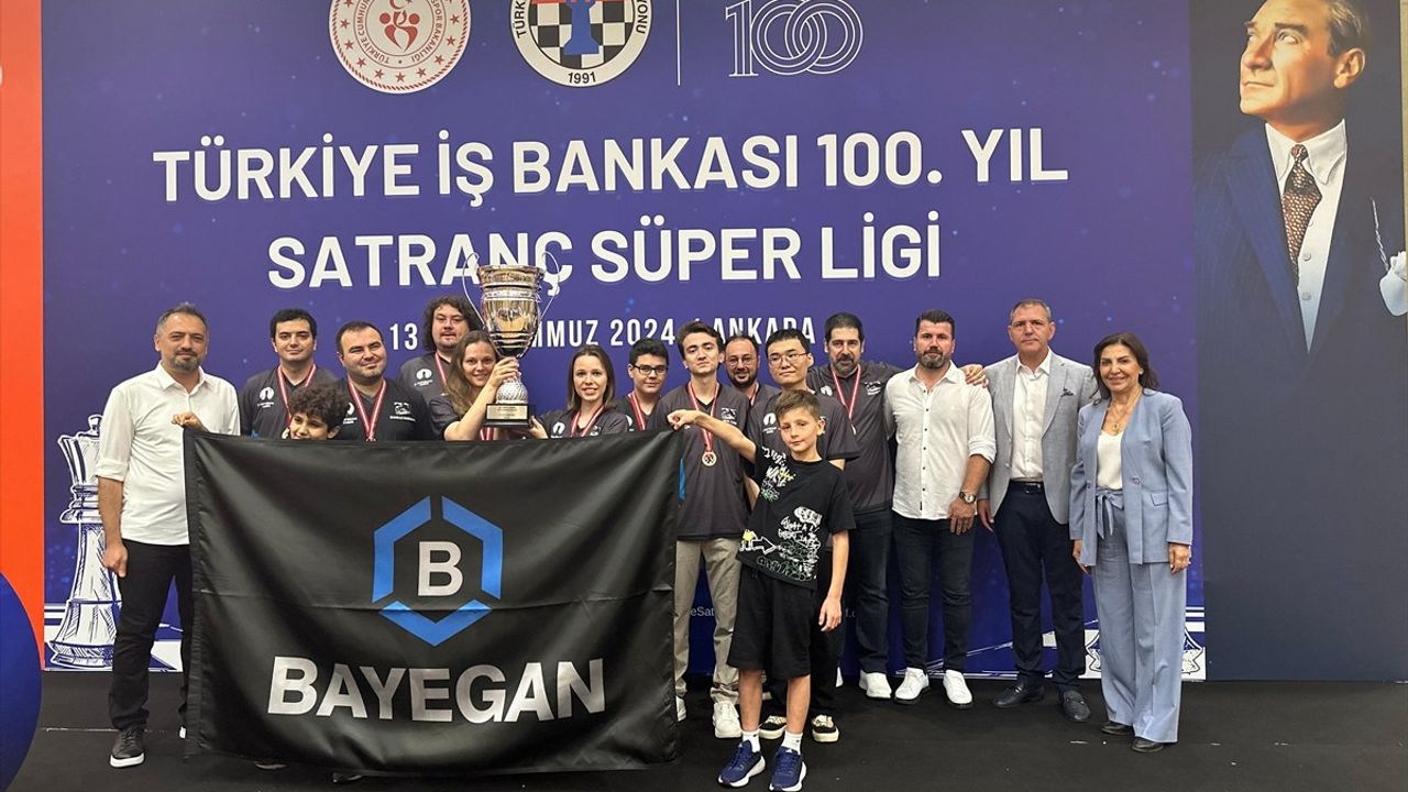 Bayegan Pendik Satranç Spor, İş Bankası 100. Yıl Süper Ligi'ni Kazandı